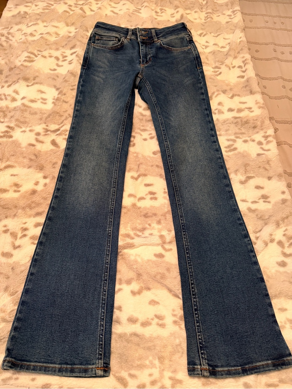 We The Free Women's Dark Blue Flare Jeans
